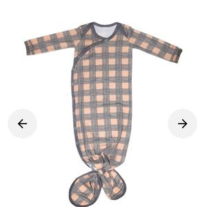 Copper pearl knotted gown